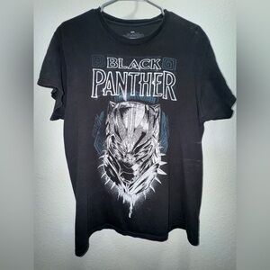 Marvel Black Panther Graphic Tee - Size Medium